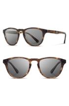 Men's Shwood 'francis' 49mm Polarized Sunglasses - Bourbon/ Elm/ Grey