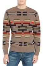 Men's Pendleton Outdoor Wool Sweater - Brown
