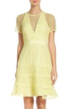 Women's Adelyn Rae Illusion Fit & Flare Dress