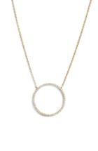 Women's Bony Levy Simple Obsessions Circle Pendant Necklace (nordstrom Exclusive)