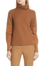 Women's N?21 Contrast Sleeve Wool Sweater Us / 36 It - Brown