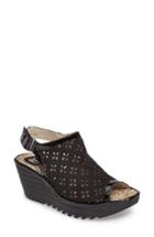 Women's Fly London Ybel Open Toe Platform Wedge