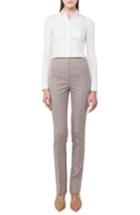 Women's Akris Punto Claire Stretch Cotton Pants - Beige