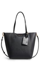 Michael Michael Kors Penny Large Saffiano Convertible Leather Tote - Black
