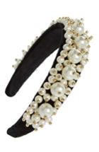 Tasha Imitation Pearl Cluster Headband, Size - Black