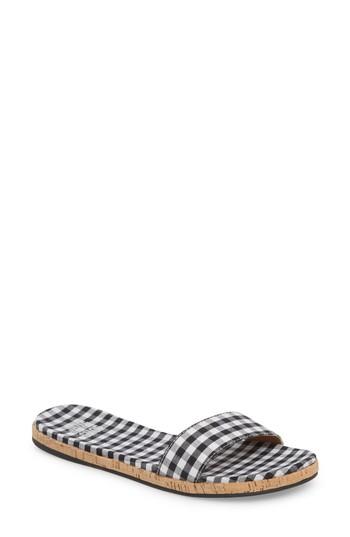 Women's Jane And The Shoe Jill Thin Band Slide Sandal