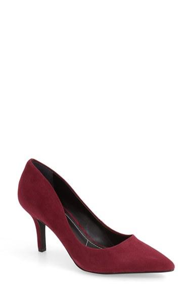 Women's Charles By Charles David 'sasha' Pointy Toe Pump M - Red