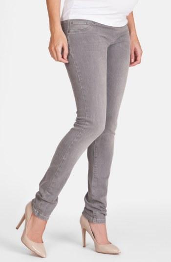 Women's Seraphine 'angelina' Skinny Maternity Jeans - Grey