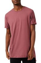 Men's Topman Distressed Longline T-shirt