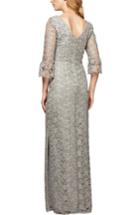 Women's Alex Evenings Embroidered Lace Gown