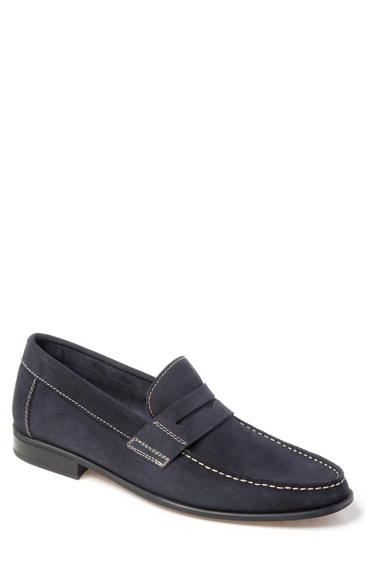 Men's Sandro Moscoloni Leo Moc Toe Penny Loafer D - Blue