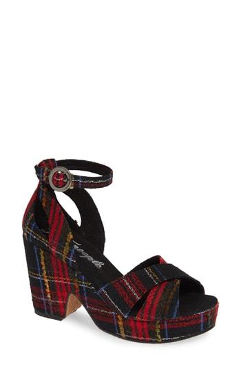 Women's Free People Addison Platform Sandal Us / 36eu - Red