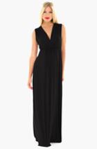 Women's Olian Lucy Maternity Maxi Dress - Black