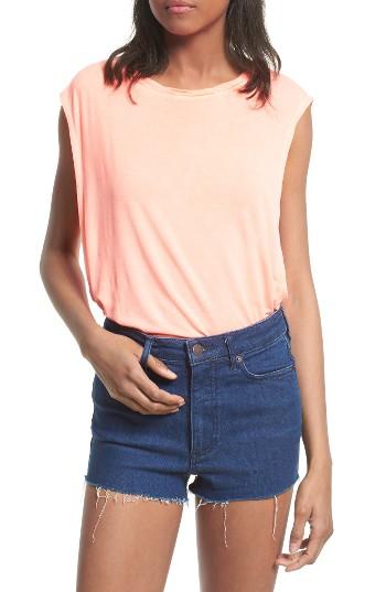 Women's Free People The It Muscle Tee - Orange