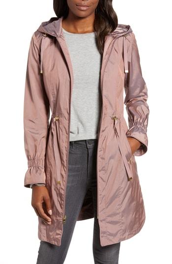 Women's Cole Haan Signature Packable Travel Parka - Beige