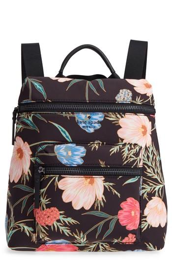 Kate Spade New York That's The Spirit Mini Nylon Convertible Backpack - Black