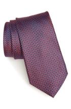 Men's Nordstrom Men's Shop Soler Solid Silk Tie, Size - Red