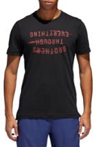 Men's Adidas Harden Brand Slogan T-shirt - Black