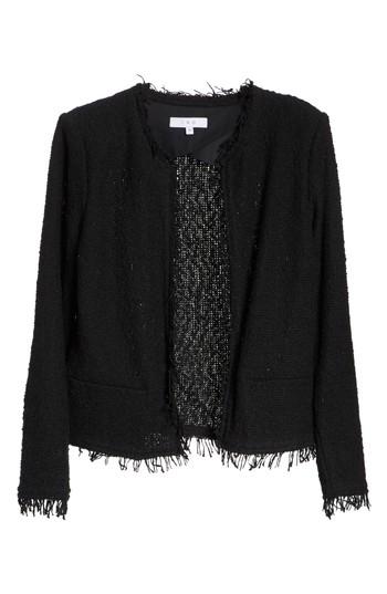 Women's Iro Shavani Tweed Jacket Us / 36 Fr - Black