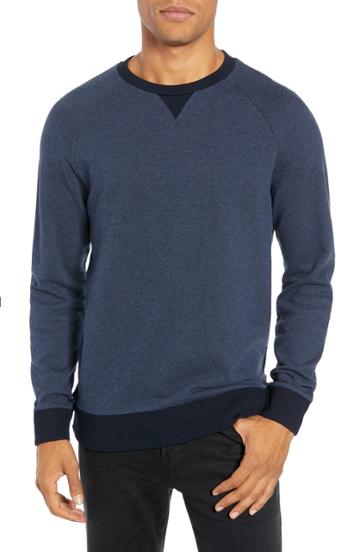 Men's Boss Stadler Denimic Fit Sweatshirt, Size Small - Blue