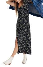 Women's Madewell Tulip Sleeve Maxi Dress - Black