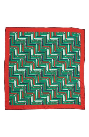 Women's Gucci Chain Print Silk Bandana