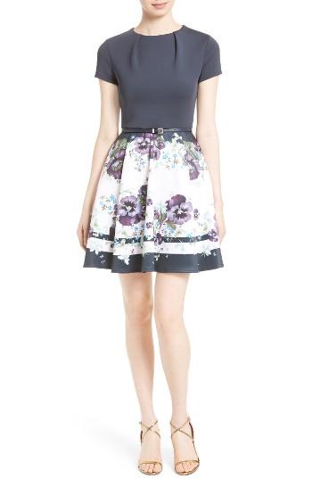 Women's Ted Baker London Stefh Fit & Flare Dress