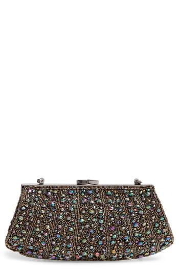 Nordstrom Beaded Rivoli Clutch - Purple
