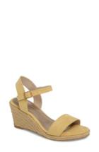 Women's Tamaris Livia Espadrille Wedge Sandal Eu - Yellow