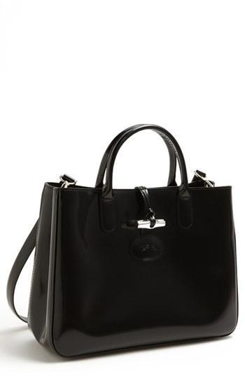 Longchamp 'roseau Box - Medium' Tote Nude