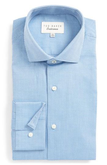 Men's Ted Baker London Endurance Trim Fit Stripe Dress Shirt