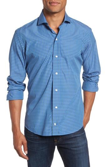 Men's Ledbury Alden Slim Fit Plaid Sport Shirt