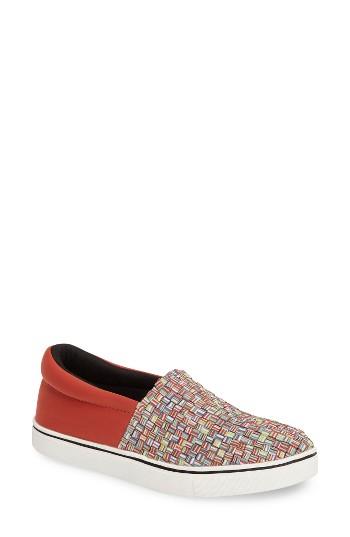 Women's Bernie Mev. Ofelia Woven Elastic Sneaker Us / 38eu - Orange