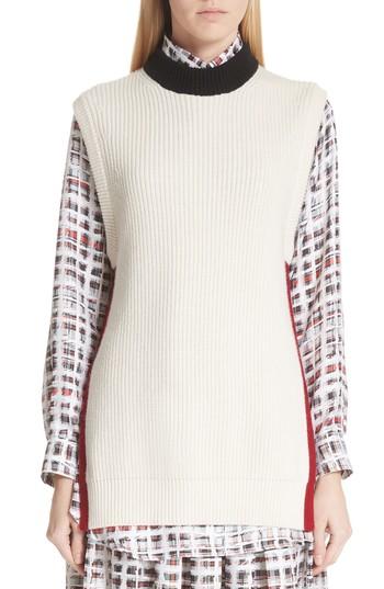 Women's Burberry Knox 55 Wool & Cashmere Sweater - Ivory