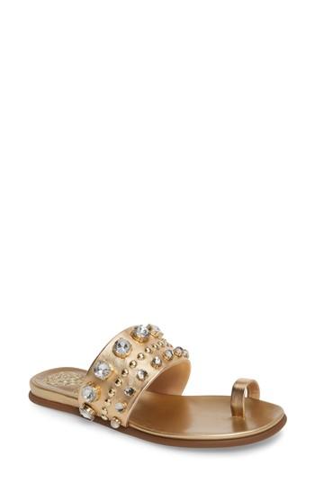 Women's Vince Camuto Emmerly Embellished Sandal M - Black