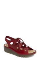 Women's Fly London Exon Sandal Us / 35eu - Red