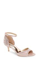 Women's Badgley Mischka 'gillian' Crystal Embellished D'orsay Sandal .5 M - Pink