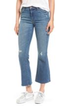 Women's Mother Frayed Ankle Jeans - Blue