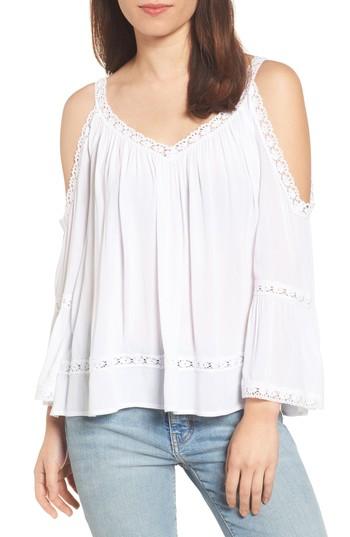 Women's Rebecca Minkoff Cold Shoulder Top - White