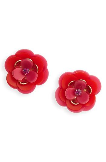 Women's Kate Spade Rosy Posies Statement Stud Earrings
