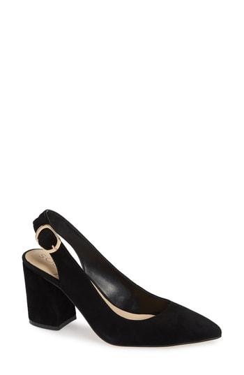 Women's Sole Society Trudie Slingback Pump M - Black