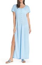 Women's Leith Henley Cover-up Maxi Dress - Blue