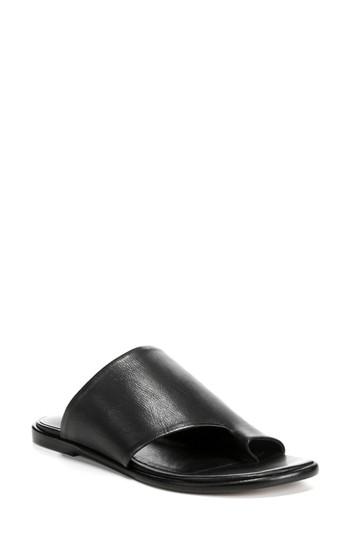 Women's Vince Edris Toe Loop Mule M - Black