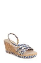 Women's Onex 'marcia' Wedge Sandal M - Blue