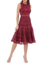 Women's Carmen Marc Valvo Infusion Soutache Fit & Flare Dress