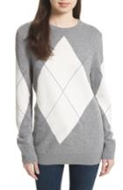 Women's Equipment Rei Argyle Crewneck Sweater - Grey