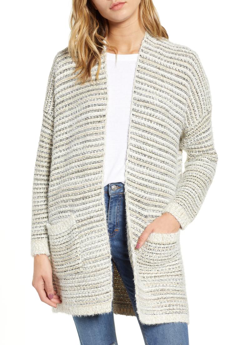 Women's Dreamers By Debut Stripe Knit Cardigan