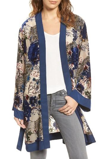 Women's Willow & Clay Velvet Burnout Robe