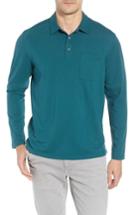 Men's Tommy Bahama Tropicool Sueded Sands Fit Polo, Size Small - Blue
