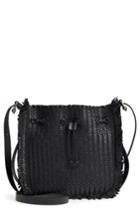 Michael Kors Maldives Woven Frayed Leather Tote -